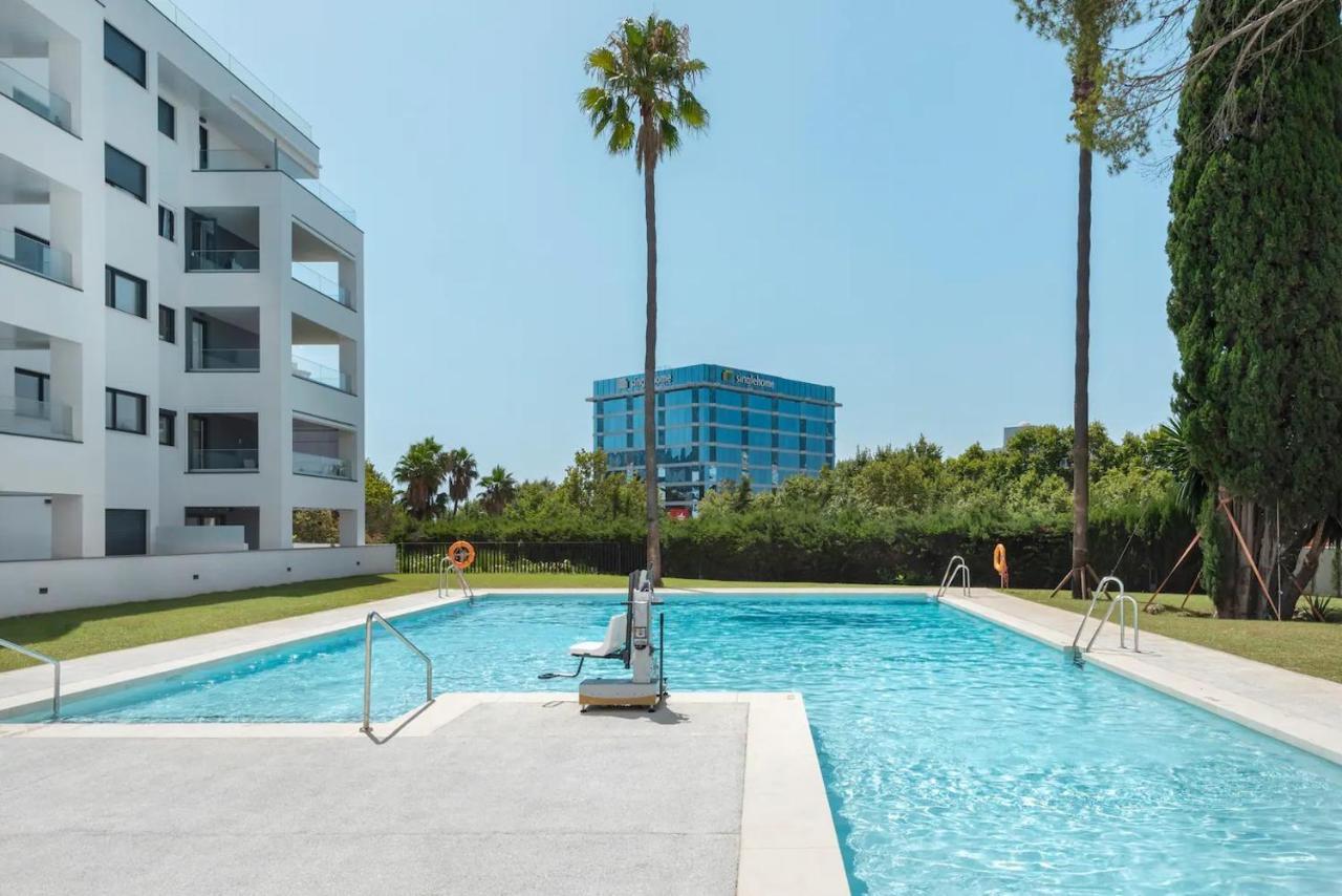 Brand New Apartment With Pool And Sea View In Marbella Kültér fotó