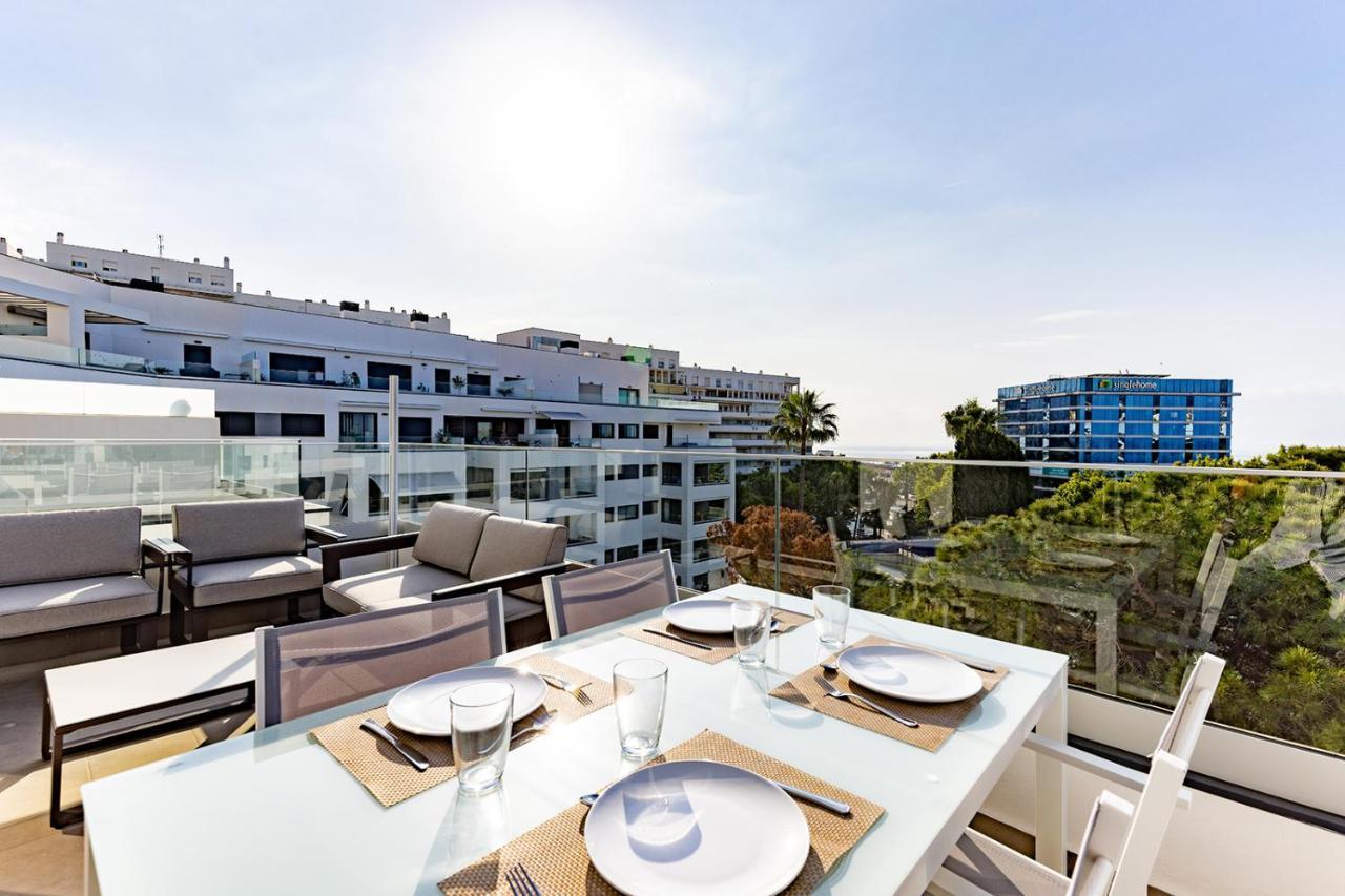Brand New Apartment With Pool And Sea View In Marbella Kültér fotó