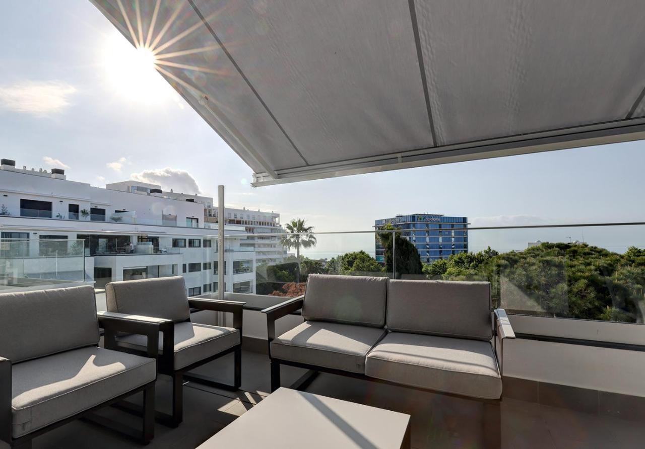 Brand New Apartment With Pool And Sea View In Marbella Kültér fotó